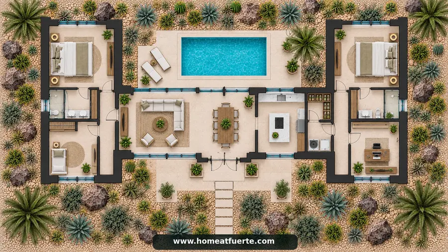 Casa Alisio 145: plano del modelo